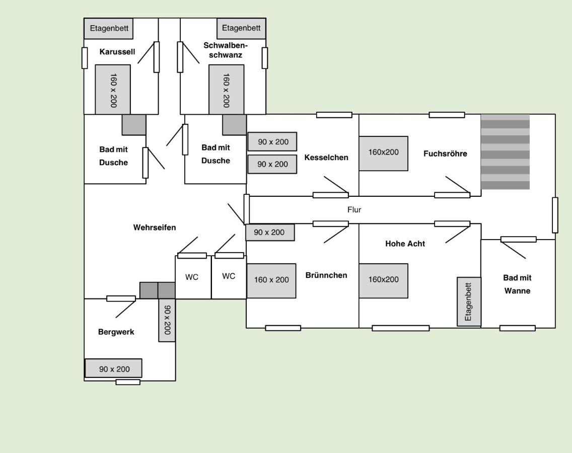 Ferienhaus Backesgarten Fuer 22 Personen Neichen Esterno foto